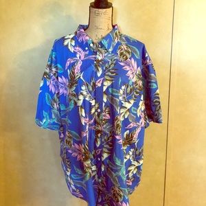 FOUNDRY shortsleeved button down shirt